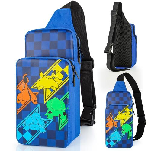 Travel Crossbody Bag for Switch / Switch OLED (Blue)